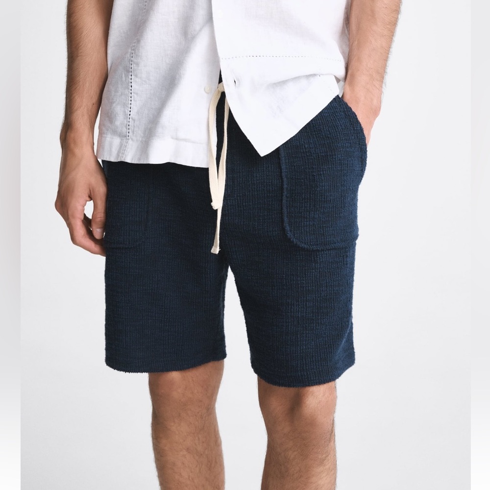 ZARA - TEXTURED KNIT SHORTS